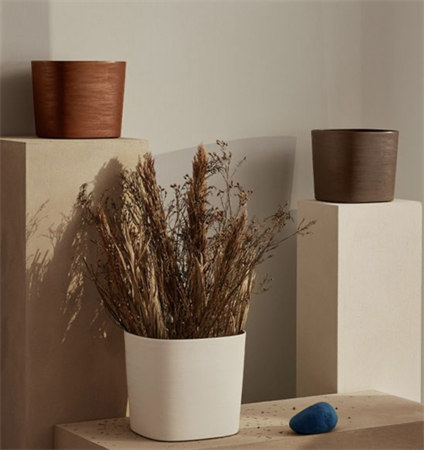 Vaso Capri con riserva d'acqua d.38