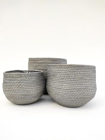 Set Jork grigio (3 pezzi)