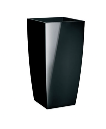 Vaso squadrato alto 70 lucido con cestello