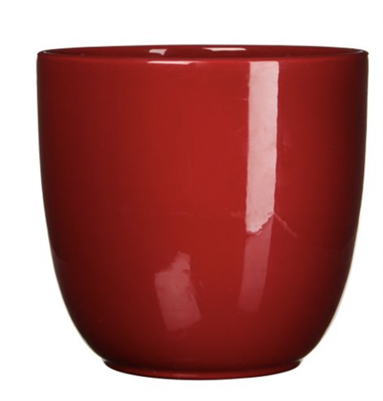 Vaso liscio rosso d.31